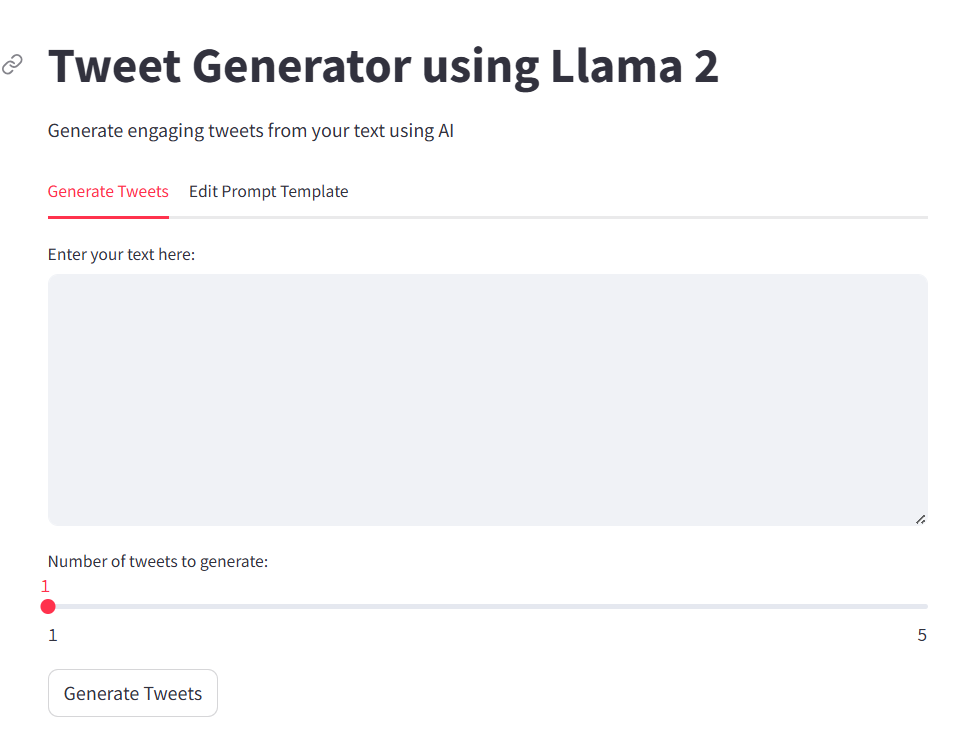 Tweet Generator for Research Labs & LLM Learners